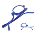 thumbnail image 3 of Fulte De Gafas Cosméticas, Gafas De Maquillaje De Marco De PC De Azul Acrílico Portátil Para El Hogar, 3 of 7