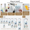thumbnail image 6 of Non-Adhesive Static Cling Window Tint, Sea Turtle Coastal Window Privacy Film Frosted, Summer Beach Coral Ocean Nautical Insulated Windows Frosted Films for Living room, 35.4 x 78.7 Inches, 6 of 9