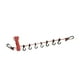 thumbnail image 5 of Tendedero portátil para exteriores, cuerda reflectante para colgar ropa Rojo reflectante, 5 of 9