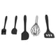thumbnail image 3 of unids/set espátula de silicona DIY utensilio de cocina herramienta para hornear decoración de pasteles para panadería casera negro, 3 of 14