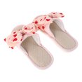 thumbnail image 1 of QUMIIRITY Zapatillas De Casa Para Mujer En De Lino Con Abierto Y Decorativo, 1 of 8