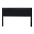 thumbnail image 1 of F. Corriveau International 10' Retractable Pergola Side Panel – Textilene Screen, Aluminum Frame, Black (Luméa & Mélia Compatible), 1 of 3