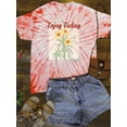 thumbnail image 3 of Enjoy Today Sunflowers Tie Dye Cyclone Women -Image by Shutterstock, Female Large, 3 of 4