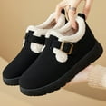 thumbnail image 4 of Chenyee Snow Boots for Women Suede Water-proof Winter Warm Fleece Lined Adjustable Buckle Walking Shoes, 4 of 6