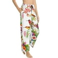 thumbnail image 2 of Kll Womens Birds And Flowers Print Pajama Pants Soft Pajama Bottoms For Women Cozy Lounge Pants, 2 of 9