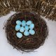 thumbnail image 2 of Mini huevos de pájaro de ágata de cristal de 20 mm (10 unidades) | Huevos de Pascua naturales pulidos | Cristales curativos diminutos de 2 cm | Simbolizan nuevos comienzos | Set de regalo con bolsas, 2 of 2