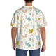 thumbnail image 3 of Balery Chicken Camisa Casual de Manga Corta con Botones para Hombre, Texturizada, Estilo Cubano, para Playa, Verano-X-Large, 3 of 5