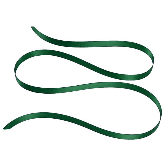 1/8" Double Face Satin Ribbon 100 yards - Hunter Green