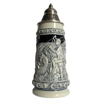 German Beer Stein Fisherman's Stein 0.5 liter tankard, beer mug KI T1730EZ 0,5L