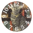 thumbnail image 5 of Cat Bookshelf Wall Clock 10 inch Non-Ticking Easy to Read Decorative Clocks for Home Bedroom Living Room, 5 of 8