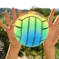 thumbnail image 2 of Inflatable Rainbow Volleyballs Beach Ball Sports Pool Ball Indoor and Outdoor Playing Inflatable Ball, 2 of 8