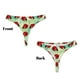 thumbnail image 3 of Balery Red Ladybugs And Leaf Tangas de Algodón para Mujer con Estampado – Ropa Interior Sexy, Transpirable, G-string-X-Large, 3 of 6