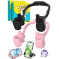 thumbnail image 1 of Soporte para teléfono CALDEVER con el pulgar hacia arriba, rotación de 360°, paquete de 2, 1 of 7