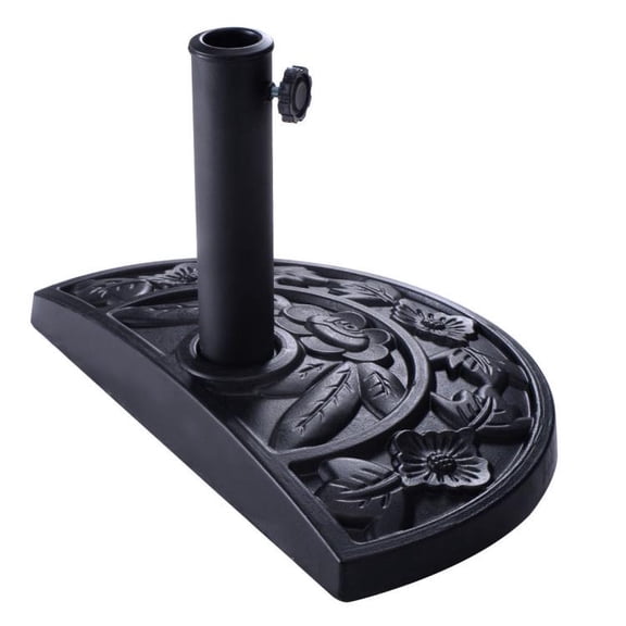 20 Inch Outdoor Patio Half Round Umbrella Base