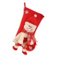 thumbnail image 1 of Bolsa de dulces de Navidad Bolsa de regalo sorpresa linda Decoración de árbol de Navidad de felpa (Muñeco de nieve), 1 of 3