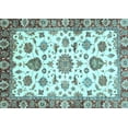 thumbnail image 1 of Ahgly Company Indoor Rectangle Abstract Light Blue Modern Area Rugs, 8' x 10', 1 of 4