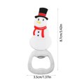 thumbnail image 3 of PEONAVET Bottle Opener Christmas Decoration Beer Bottle Opener Cartoons Pattern Wine Opener Stainless Steel Household Bottle Opener Magnetic Refrigerator Stickers, 3 of 6