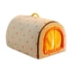 thumbnail image 1 of Casa para mascotas de interior, casa para perros con mango portátil, cama suave cerrada y cálida con cortina de puerta para perros, caniche Pomerania azul, 1 of 8