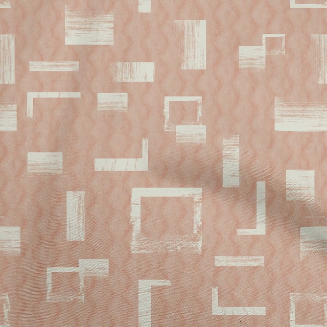 oneOone Silk Tabby Rose Brown Fabric Abstracts Craft Projects Decor Fabric Printed By The Yard 42 Inch Wide