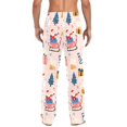 thumbnail image 4 of FORMRS Mens Pajama Pants with Pockets Sleepwear Lounge Bottoms Sizes S-2XL, Blue Christmas Santa, 4 of 7