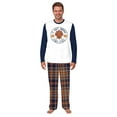thumbnail image 3 of Funny Turkey Family Pajamas For Thanksgiving, Thanksgiving Pajamas Plus Size, 2 Pieces, 3 of 7
