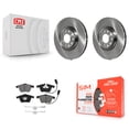 thumbnail image 1 of Transit Auto Front Disc Brake Rotors and Semi-Metallic Pads Kit for Car Audi A4 Quattro K8S-102861, 1 of 11