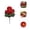 10pcs fake geraniums Red#02, variant on 10 Pack UV Resistant Artificial Geraniums, Realistic Pink Begonia Faux Flowers for Outdoor Planters Patio Decor