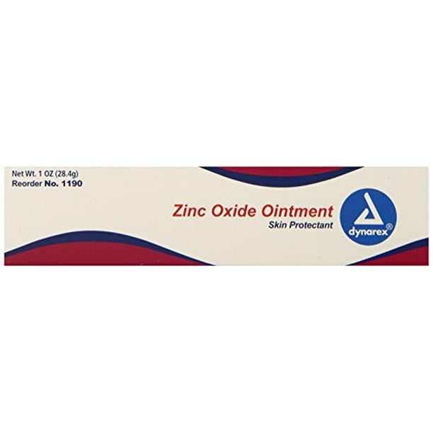 4 Pack Dynarex Zinc Oxide Ointment Skin Protectant No.1190 1 Oz Each