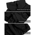 thumbnail image 5 of Women Cropped Puffer Vest Stand Collar Sleeveless Zip Up Padded Gilet Outerwear, 5 of 6