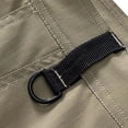 thumbnail image 6 of HOOMEUMY Mens Cargo Shorts Stylish Lightweight Casual Summer Elastic Waist Basketball Baseball Short Pants with Pockets Khaki 34, 6 of 9