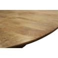 thumbnail image 2 of Jaden Round Dining Table in Mid-Century Distressed Natural Finish on Solid Wood, 2 of 7