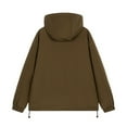 thumbnail image 4 of QHFBli Denim Veste en pour Hommes Veste de Sport Légère à Capuche pour Extérieur Printemps Automne Randonnée et Tenue Décontractée, 4 of 4