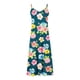 thumbnail image 3 of V Cuello Vestidos de Verano para las Mujeres 2025 sin Mangas Cuello Redondo Vestidos Casuales para las Mujeres Impresión Imitación Tirar Marco, 3 of 5