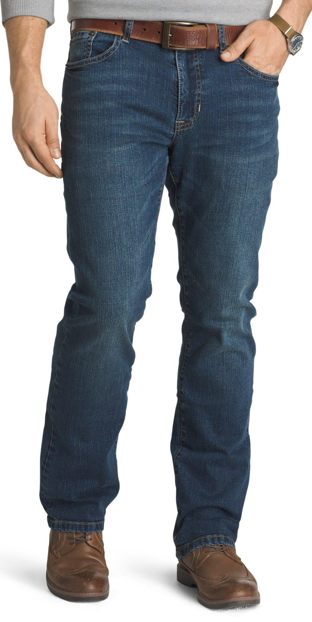 IZOD Mens Comfort Stretch Relaxed Fit Jeans - Walmart.com