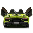 thumbnail image 3 of Lamborghini 24V Kids Ride-On Car w R/C Parental Remote + MP3 Music Player + LED Foam Rubber Wheels + EVA Leather Seat + Scissor Doors + Underbody LED Kit and Lights + Rubber Floor Mats + Car Cover, 3 of 11