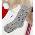 thumbnail image 7 of MeMoi Men's Festive Santa Hat Beer Mug Novelty Crew Socks - Mens - Male, 10-13, Denim Heather, 7 of 7