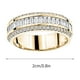 thumbnail image 5 of Anillos para mujer, regalos para mujer, moda para damas, anillo de joyería de moda alternada de tres diamantes en oro para damas, 5 of 5