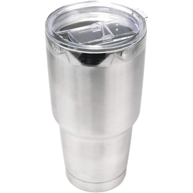 Stainless Steel Double Wall Vacuum Insulated Tumbler 30oz - With Straw -  Drinco, Inc.