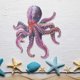 thumbnail image 4 of Wall Octopus Decor Metal Octopus Hanging Decoration Garden Fence Octopus Hanging Ornament, 4 of 4