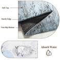 thumbnail image 6 of Ombre Forest Grey Round Area Rug 3.3 FT, Non Slip Small Entryway Kitchen Mat, Mountain Watercolor Branches Washable Soft Circular Rug Non-Shedding Door Mat for Bathroom Playroom Kids Room, 6 of 9