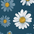 thumbnail image 4 of Yayeee Shower Curtain with Hooks 72"x72" Waterproof Fabric Bathroom Hanging Decor, Green Daisy Pattern, 4 of 5