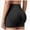 Black, variant on HCNTES Workout Biker Shorts Women High Waisted Tummy Control Spandex Booty Volleyball Shorts for Yoga Dance (Wine,L)