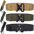 thumbnail image 1 of Cinturones Riggers Para Hombre Cinturón Deportivo Con 3 Accesorios De Gancho De Pico 51,2 1,5 Cinturones De Nailon Con Hebilla De Aleación De Liberación Rápida 3 Uds qarigey OD013698-00, 1 of 6
