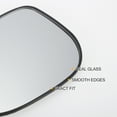 thumbnail image 4 of Reemplazo de vidrio del espejo retrovisor del lado del conductor, calefaccionado, vidrio blanco con ajuste trasero para Honda JAZZ, 4 of 6