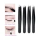 thumbnail image 3 of Juego de pinzas para cejas de acero inoxidable con herramientas de precisión para cejas perfectas, eliminación de pelos encarnados, astillas y puntos negros, 3 of 6