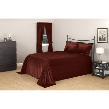 Royalty Bedspread, Color Wine