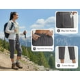 thumbnail image 5 of Rosvigor Womens Hiking Capri Pants High Waisted Drawstring Cargo Pants Women Quick Dry Capris Athletic Lounge Travel Trousers, 5 of 7
