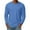 08# Blue, variant on Mens Long Sleeve Shirts Crew Neck Thermal T-Shirt Thick Pullover Basic Tops Casual Comfortable Sweatshirt 4XL Polyester