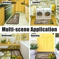 thumbnail image 3 of Sunflower Kitchen Floor Mats 2Pcs Non Slip Summer Fall Sunflower Mats Set for Home Farmhouse Kitchen Standing Kitchen Runner Mats 17”x30”+17”x47”, 3 of 6