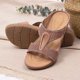 thumbnail image 1 of Nuevas sandalias y zapatillas planas de cuña bordadas de ocio transpirable para mujer Wmkox8yii hj789, 1 of 1